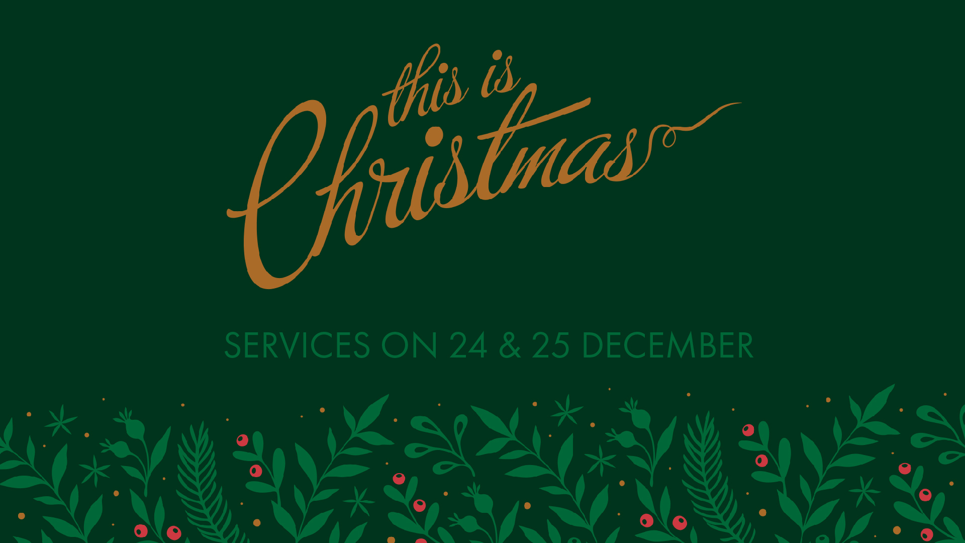 Christmas Services